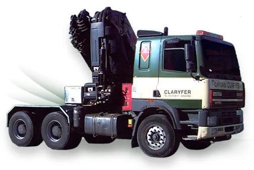 Trabajo real 94 de Grúas Claryfer