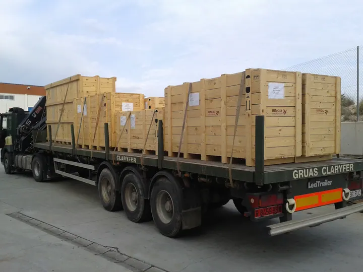 Trabajo real 67 de Grúas Claryfer