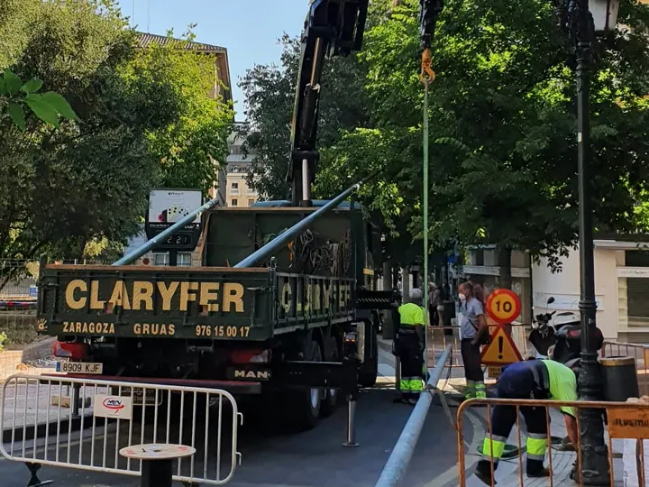 Trabajo real 57 de Grúas Claryfer