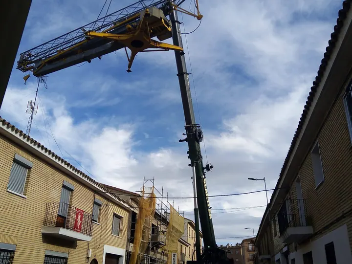 Trabajo real 44 de Grúas Claryfer