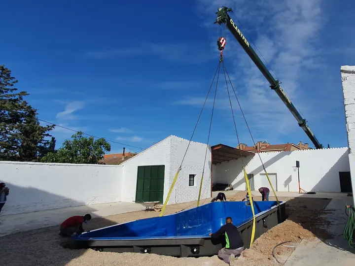 Trabajo real 41 de Grúas Claryfer