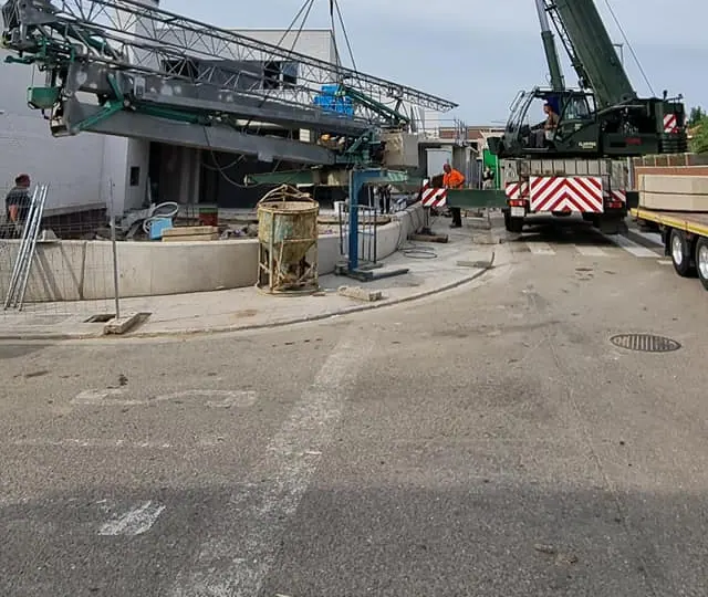 Trabajo real 37 de Grúas Claryfer