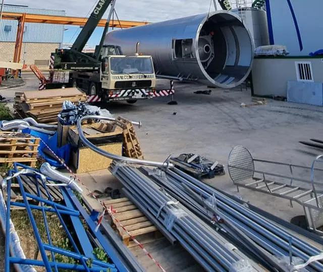 Trabajo real 32 de Grúas Claryfer
